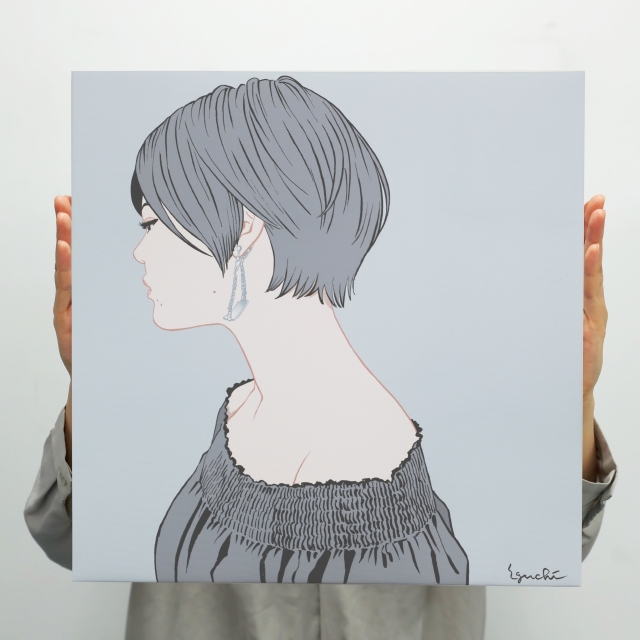 江口寿史イラストレーション展　オリジナルキャンバスアート(複製画)「ほくろ」