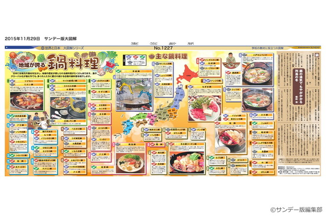 地域が誇る　鍋料理(No.1227)(2015年11月29日)