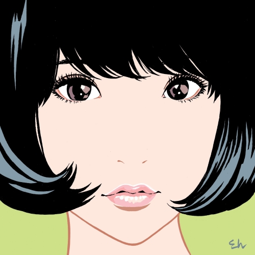 東京彼女展　オリジナルキャンバスアート(複製画)「彼女1」