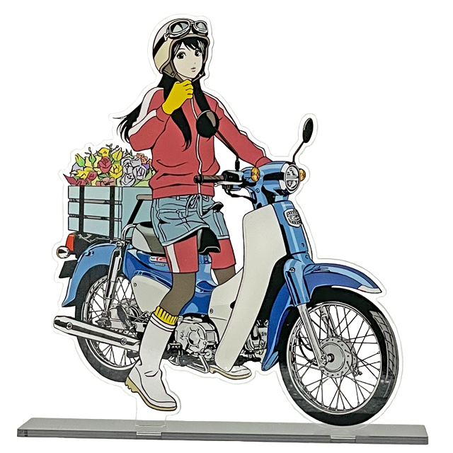 江口寿史 彼女展 アクリルスタン Flower HONDA カブ コラボ - その他