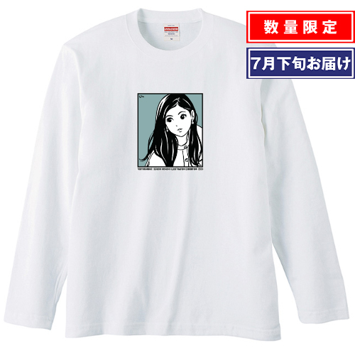 東京彼女展　2023ロングTシャツ(ホワイト)「吉祥寺サンロードADフラッグ  BALANCE REMAKE」