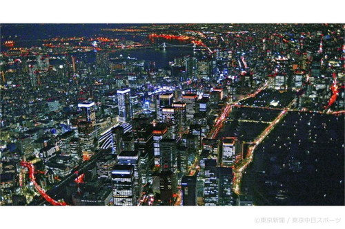 フォトサービス　2013年11月3日　東京の夜景　暗い時代に輝き